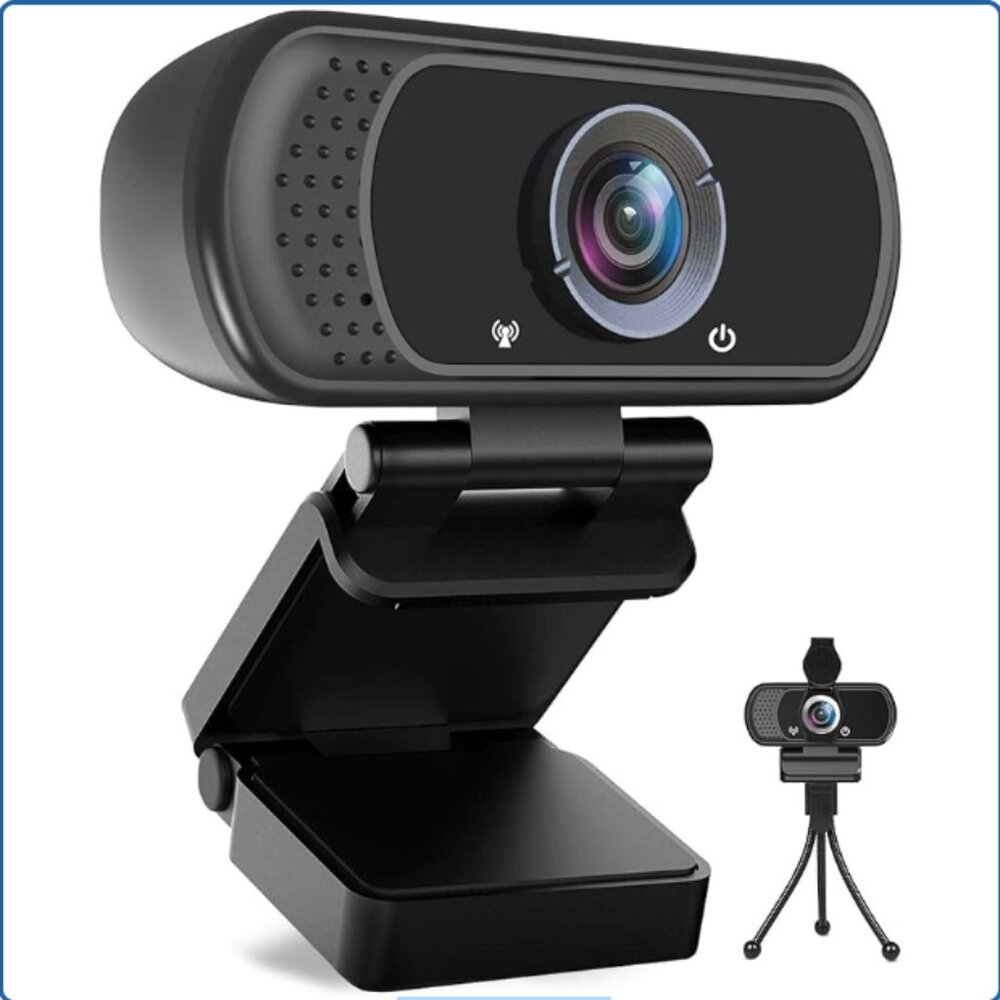USB Webcam 1080 HD with camera cover